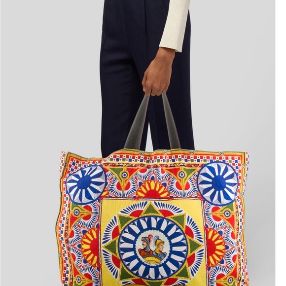 Dolce & Gabbana Foldable Printed Canvas Tote - Picture 3 of 5